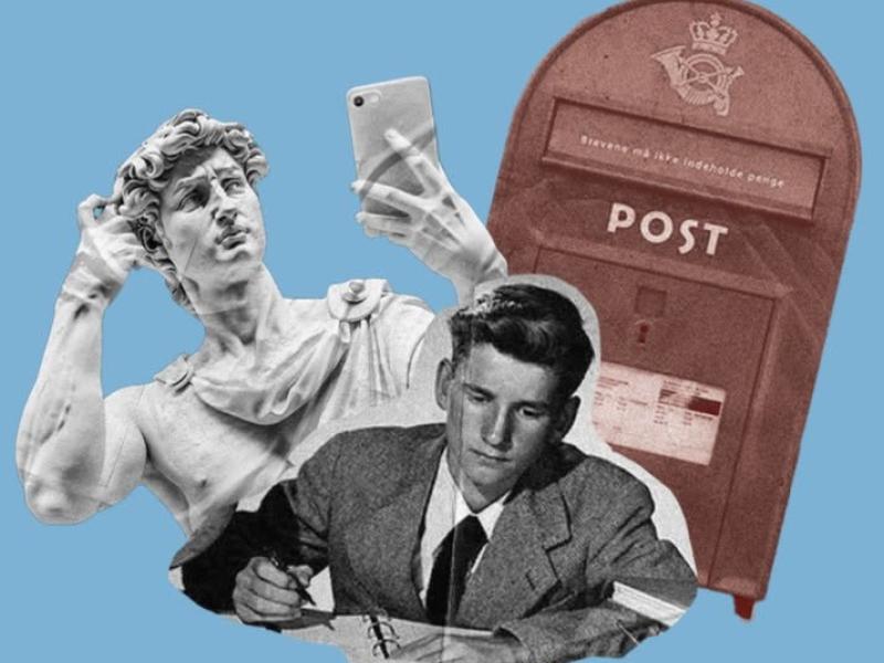 AI Brevkassen. Fotokreditering: Kommunikationsmuseet ENIGMA